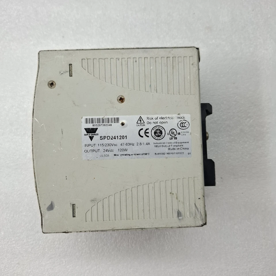 Carlo Gavazzi SPD24120 24VDC 5A DIN Rail Power Supply AC/DC Converter 120W USED